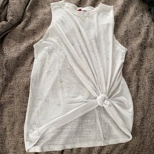 White tee-shirt with stars